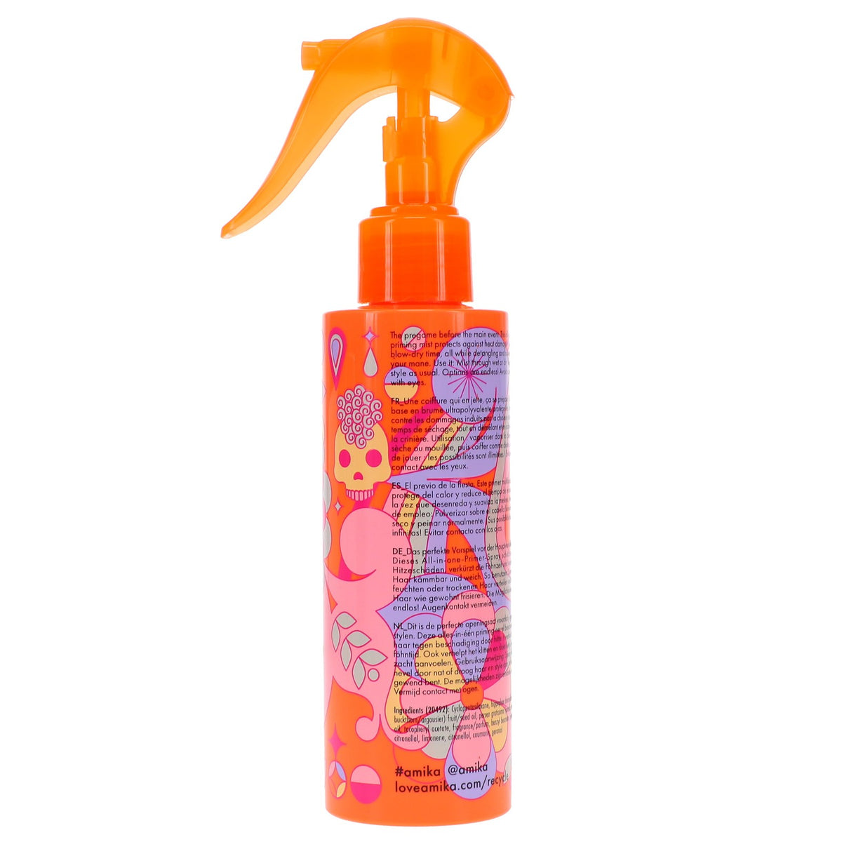 Amika Detangling Primer Spray 5 oz for Frizz Control & Shine