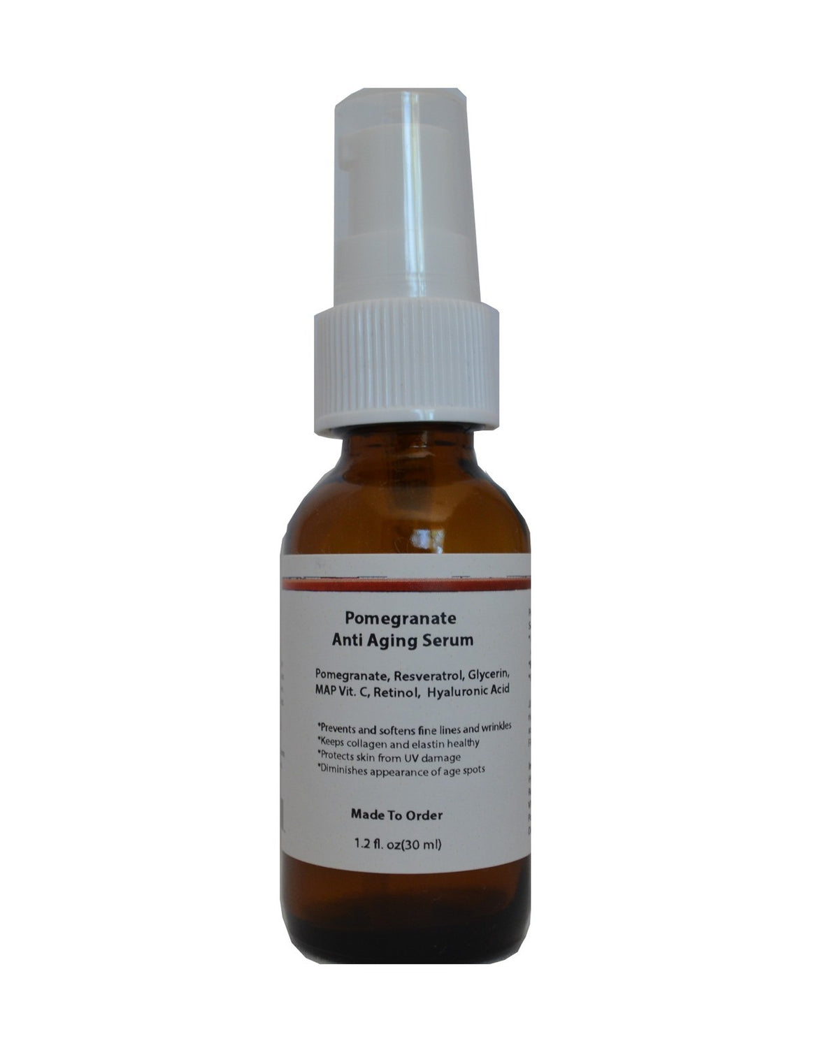 Pomegranate Anti-Aging Serum with Resveratrol & Hyaluronic Acid - Natural Face Treatment