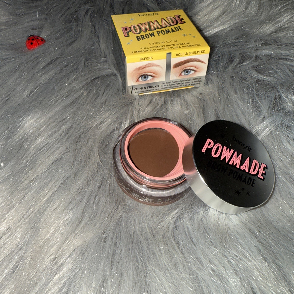 Benefit Powmade Brow Pomade 3.75 Warm Medium Brown Full Size 0.17 oz