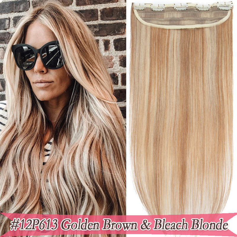 Remy Human Hair Clip-In Extensions 3/4 Full Head Natural Styles 16-20 Inches
