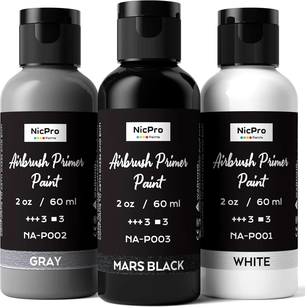 Acrylic Airbrush Primer for Models and Miniatures - Matte Finish, 8.4oz