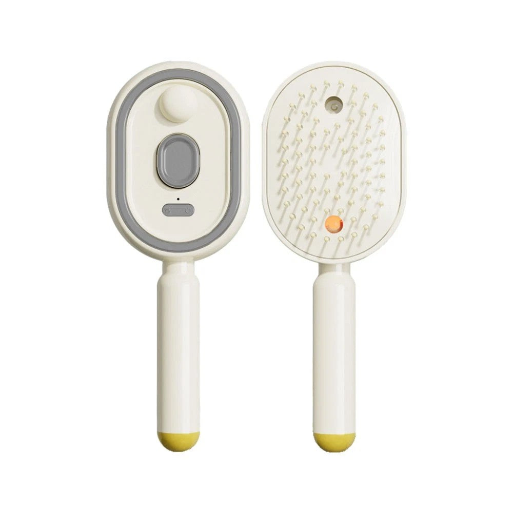 Electric Spray Hair Comb with Nano Mist & Red Light Massage, Self-Cleaning, Portable USB-C