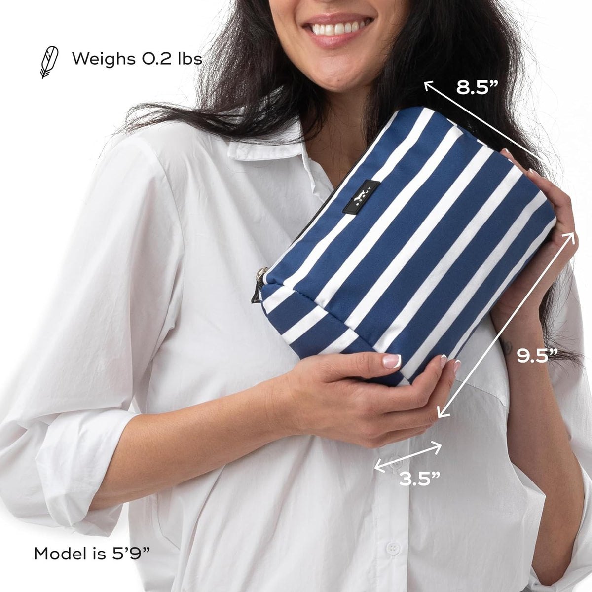 Water-Resistant Toiletry Bag for Travel - Fits Full-Size Cosmetics & Accessories