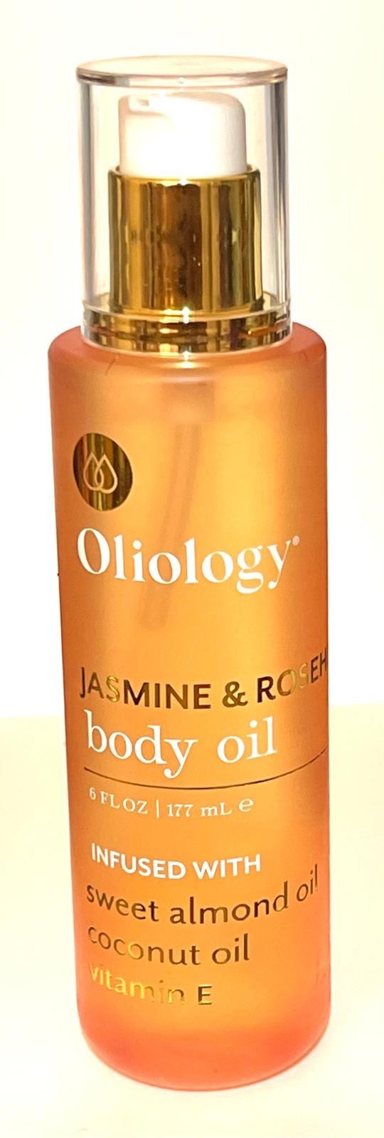 Jasmine & Rosehip Body Oil with Almond, Coconut & Vitamin E – 6 fl oz