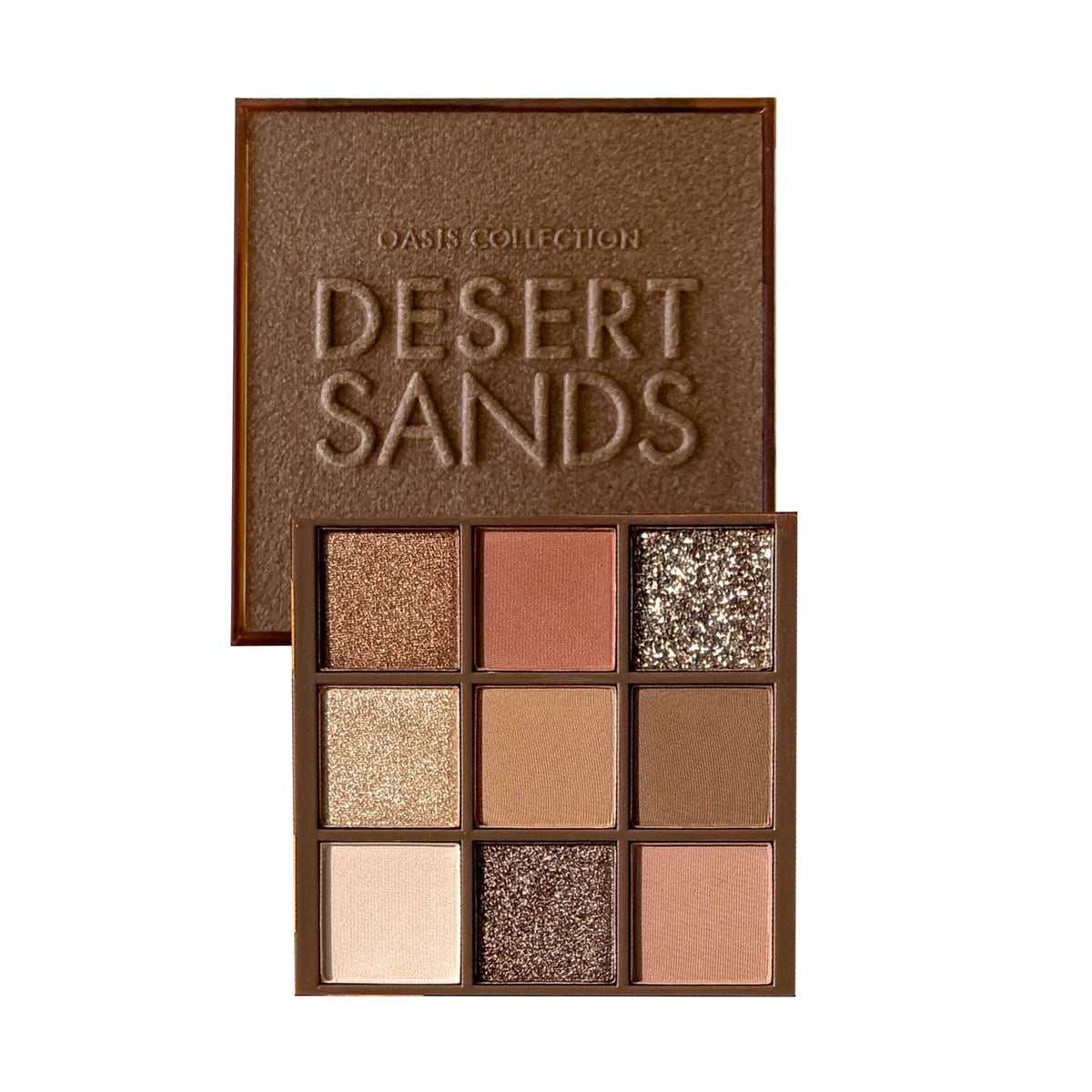 Vegan Eyeshadow Palette with Natural Tones - Multiple Shades