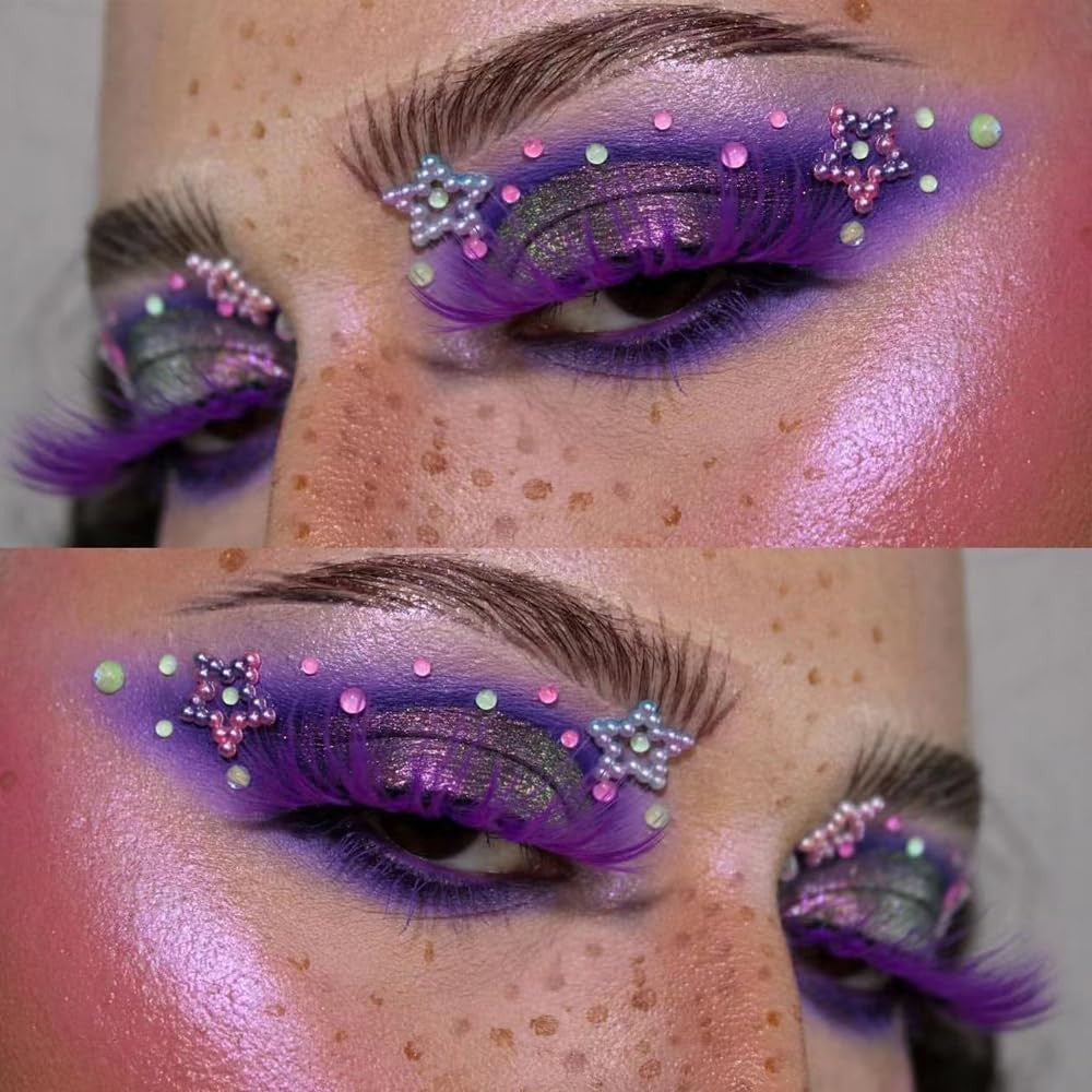 9 Colors Eyeshadow Palette - Purple Monochrome Makeup for Festivals & Holidays