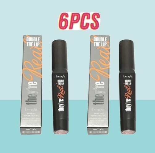 Benefit They're Real Double Lip Liner & Lipstick Mini Set - Pink Thrills 6PCS