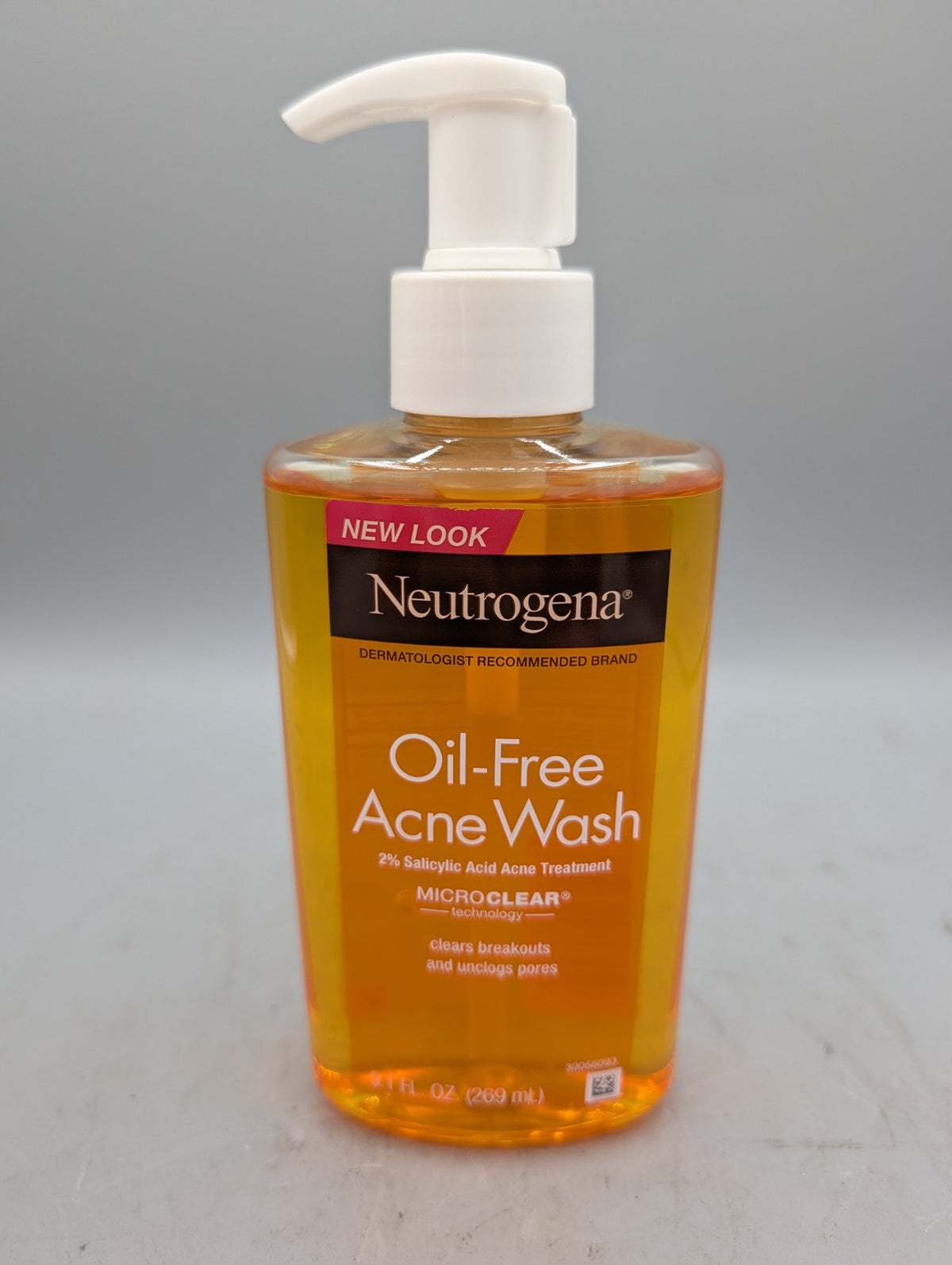 Neutrogena Oil-Free Salicylic Acid Acne Face Wash - 9.1 oz, Pack of 3