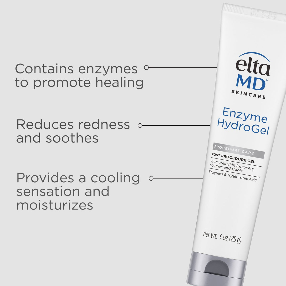 Elta MD Enzyme HydroGel 85g - Post-Procedure Recovery