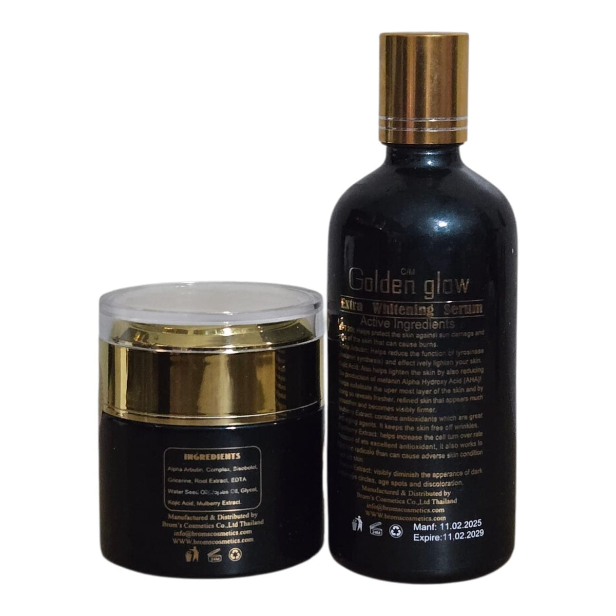 Brightening Face Serum & Cream Set with SPF 20 - Active White Plus