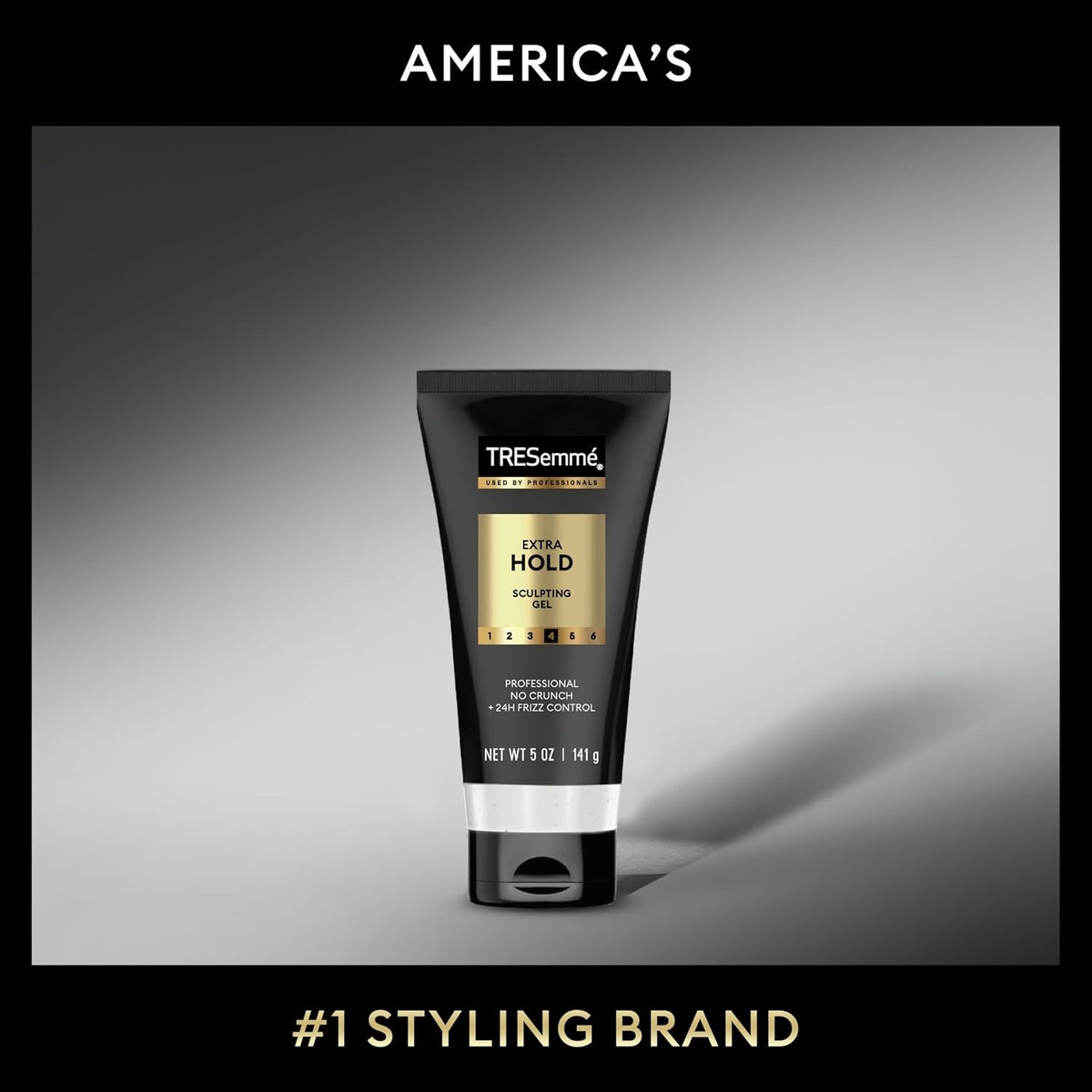 Alcohol-Free Extra Hold Hair Gel 5 oz Unscented - Strong Styling & Frizz Control