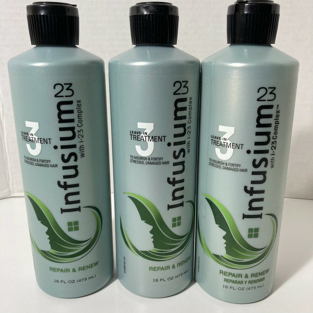 Infusium 23 Leave-In Hair Treatment Step 3 Repair & Renew - 3 Bottles
