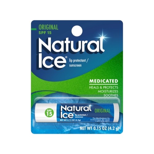 Mentholatum Natural Ice Medicated SPF 15 Lip Balm Set - Chapped & Sun Protection