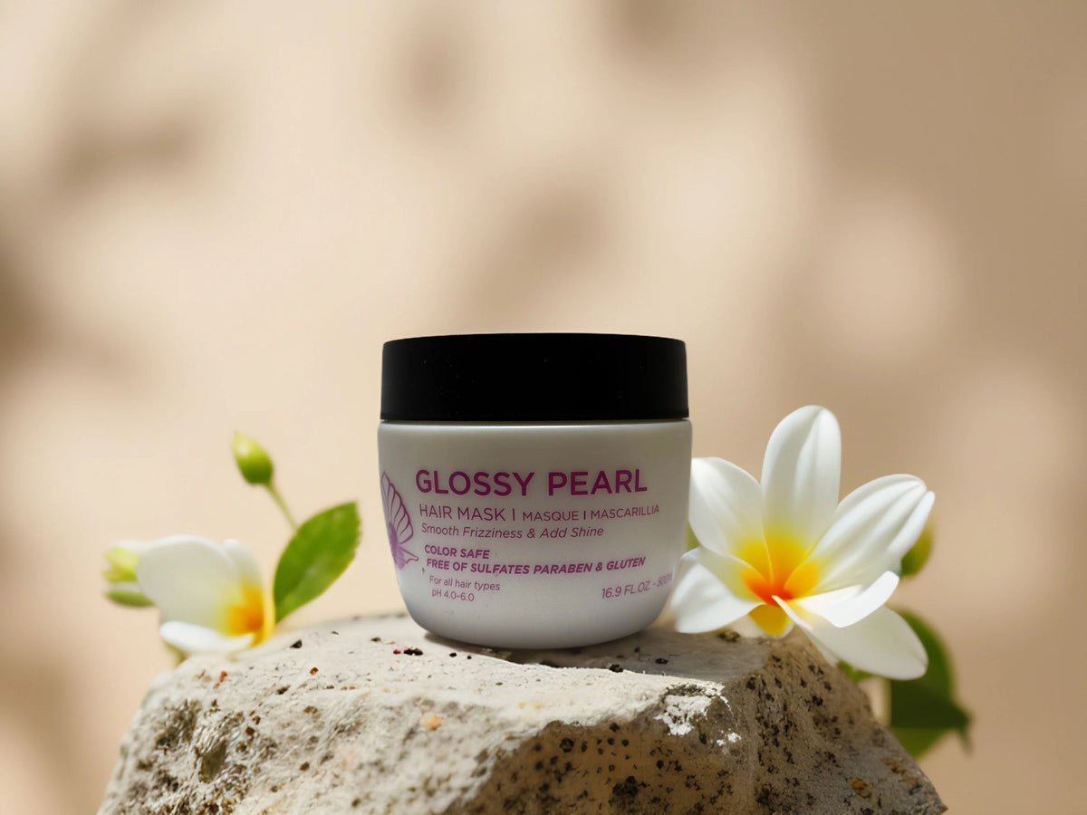 Pearl Hair Mask for Frizz Control & Shine - Nourishing Hair Treatment by Luseta