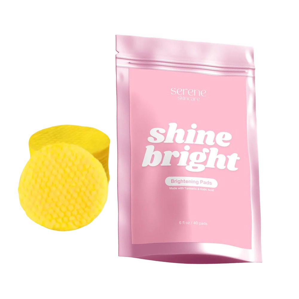 Turmeric Kojic Acid Cleansing Pads for Brightening & Exfoliating - Sensitive Skin Friendly