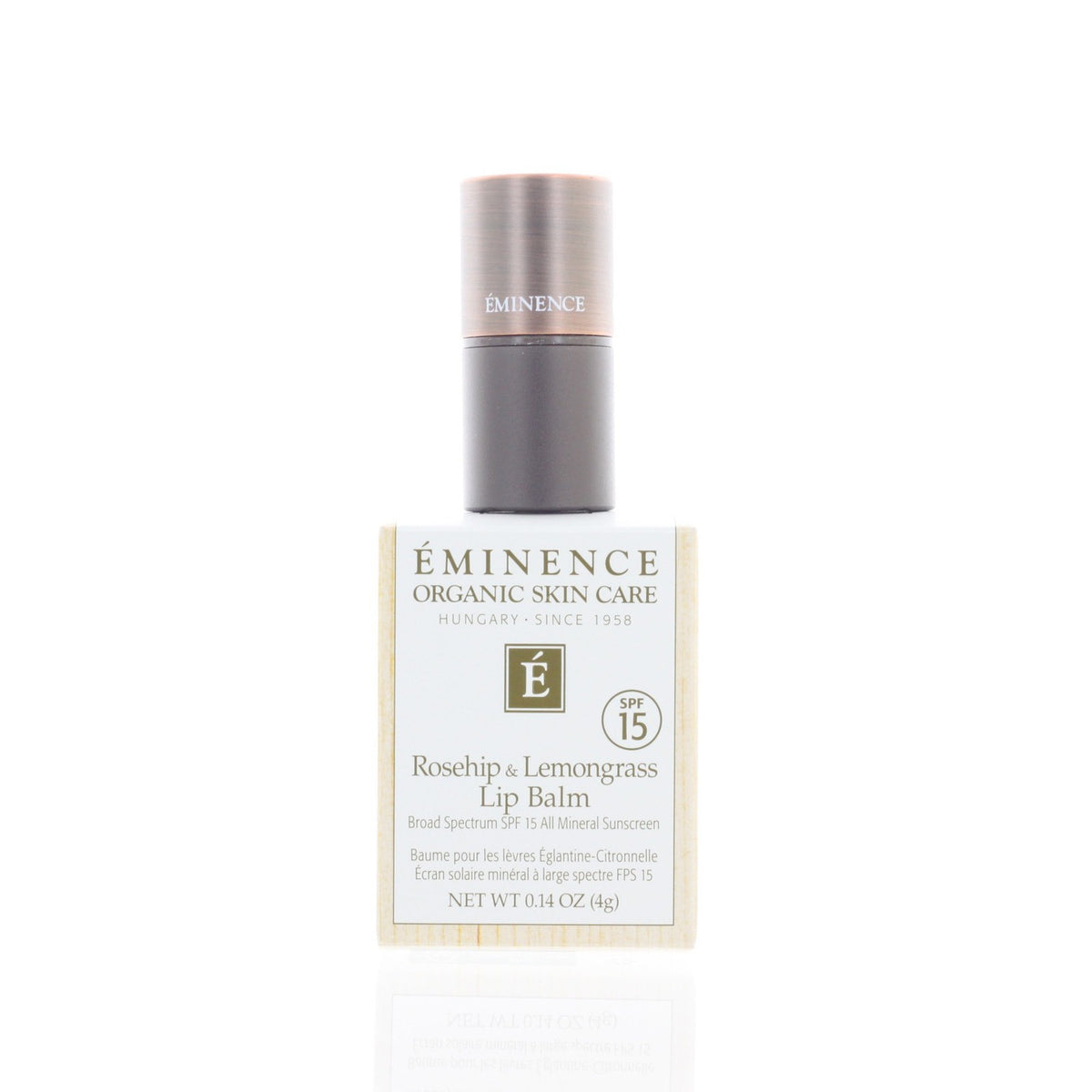 Sun Protection Lip Balm SPF 15 with Rosehip & Lemongrass - Hydrating 4g