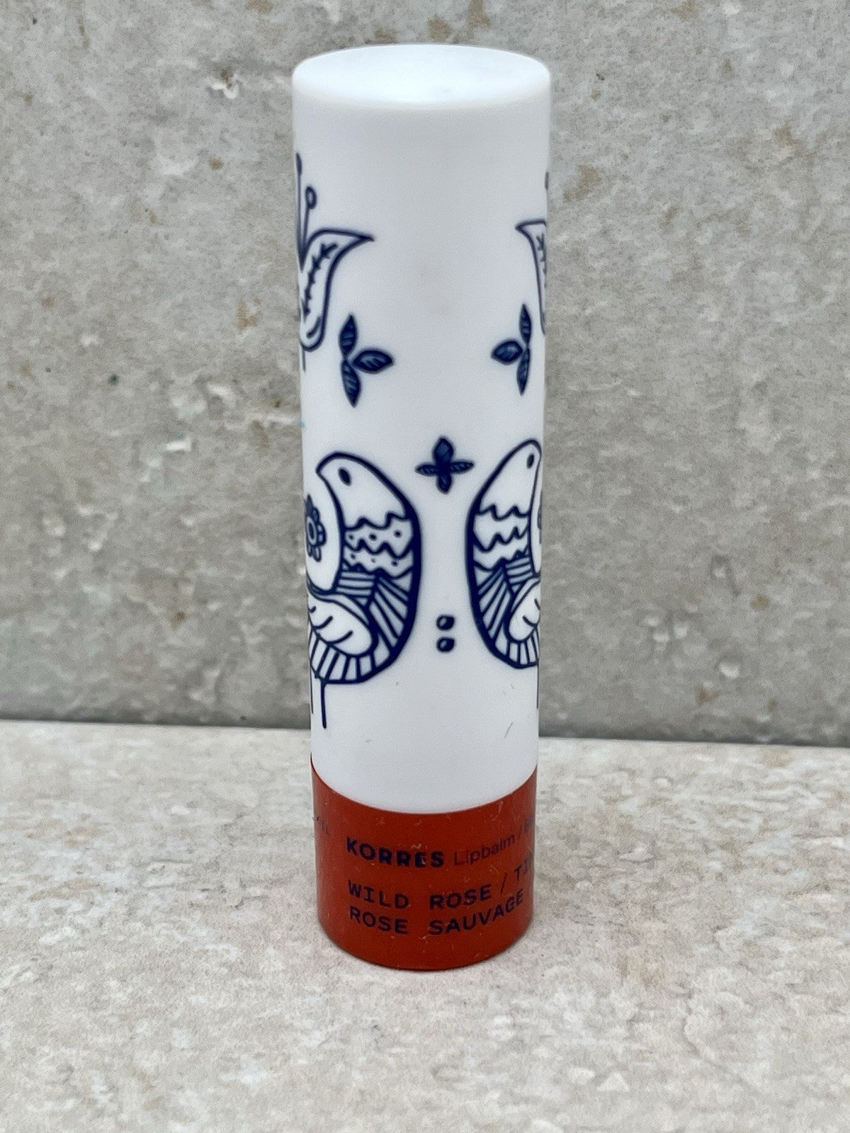 Hydrating Lip Butter Stick with Wild Rose Tint and Vitamin E - Nourishing Lip Balm