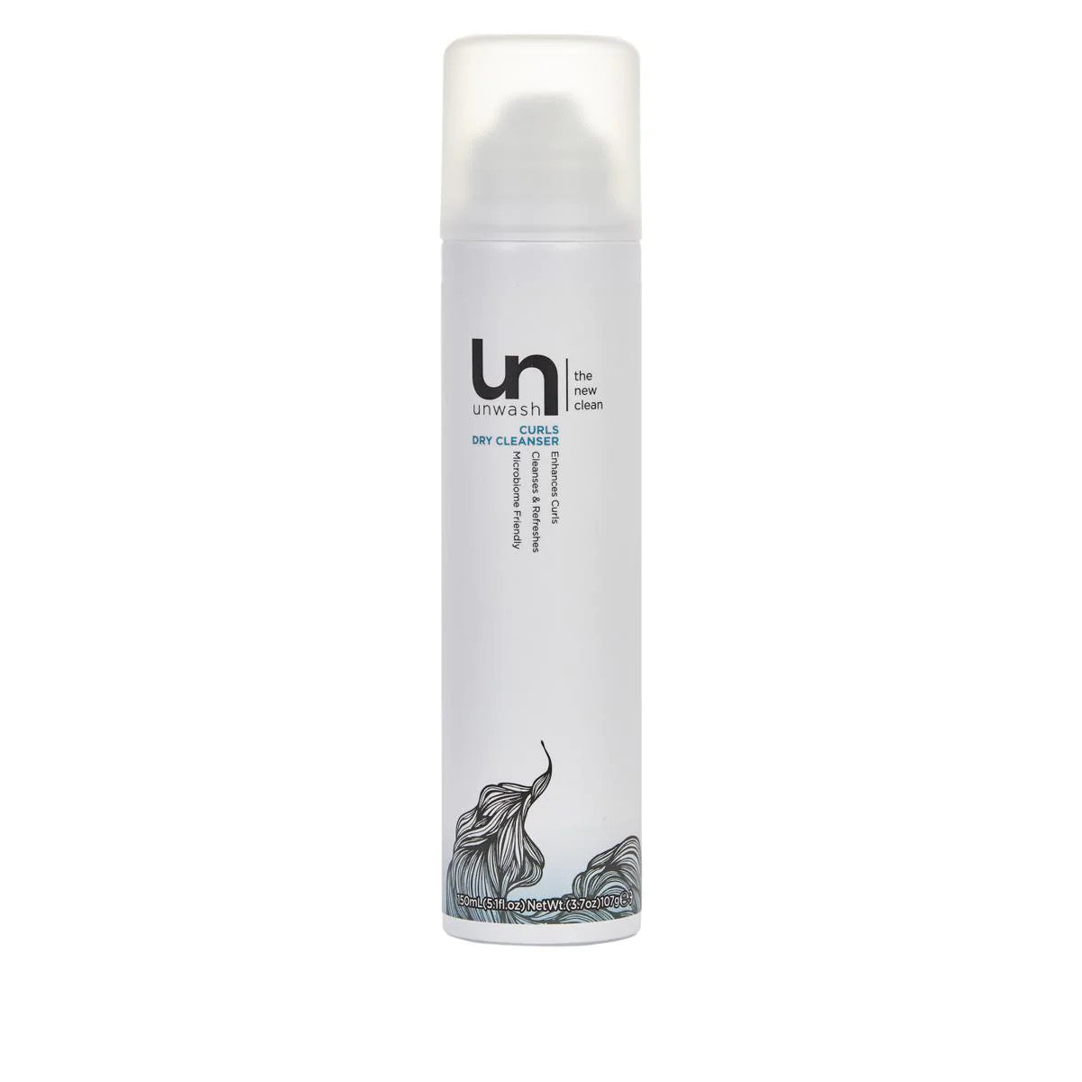UnWash Curls Dry Cleanser for Hair - Quick Root Refresh