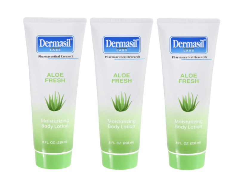 Dermasil Aloe Fresh Moisturizing Body Lotion Fast Absorbing Formula