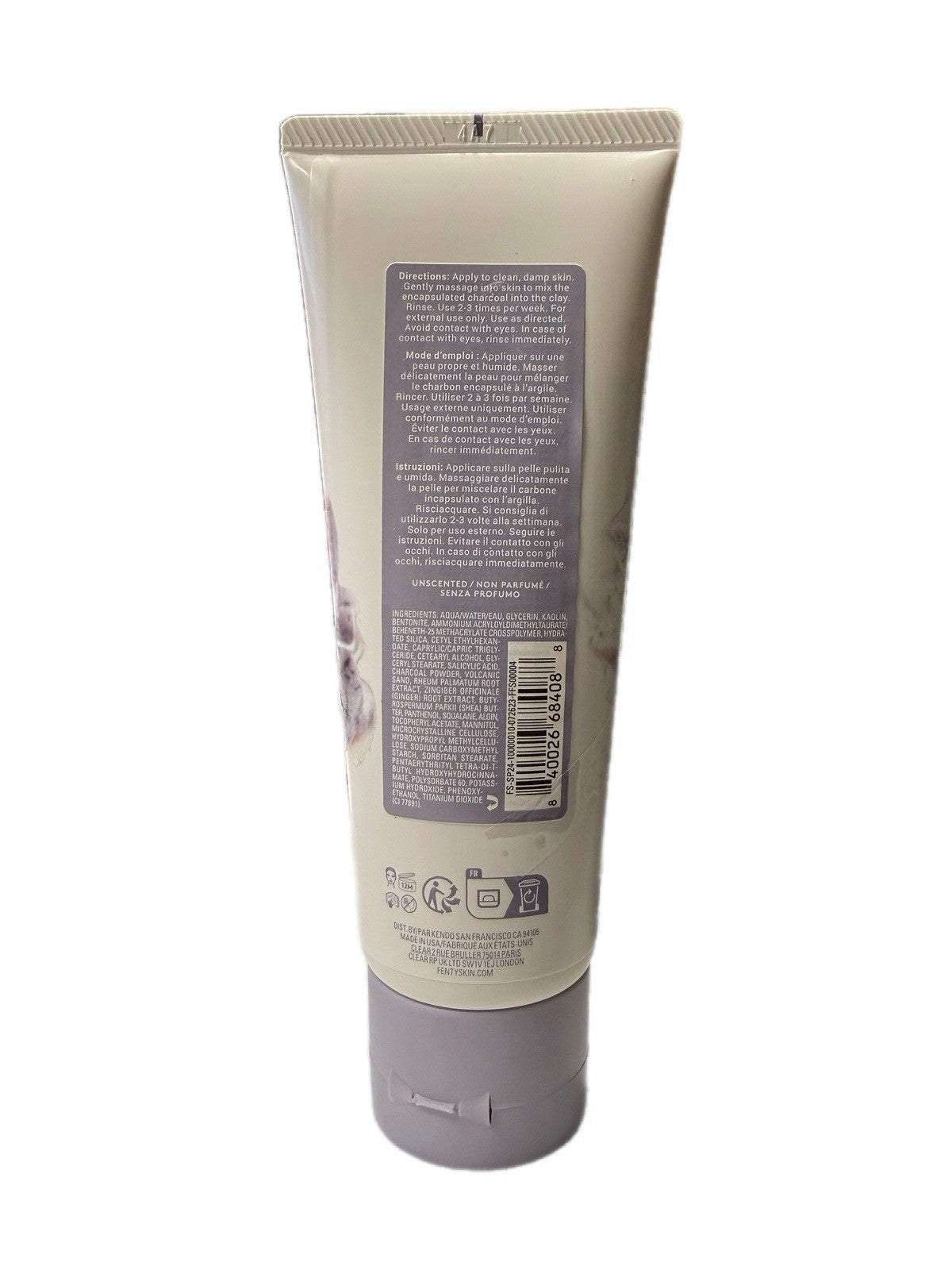 Fenty Skin Cookies N Clean whipped +Blackhead Face Scrub 3.52 oz,