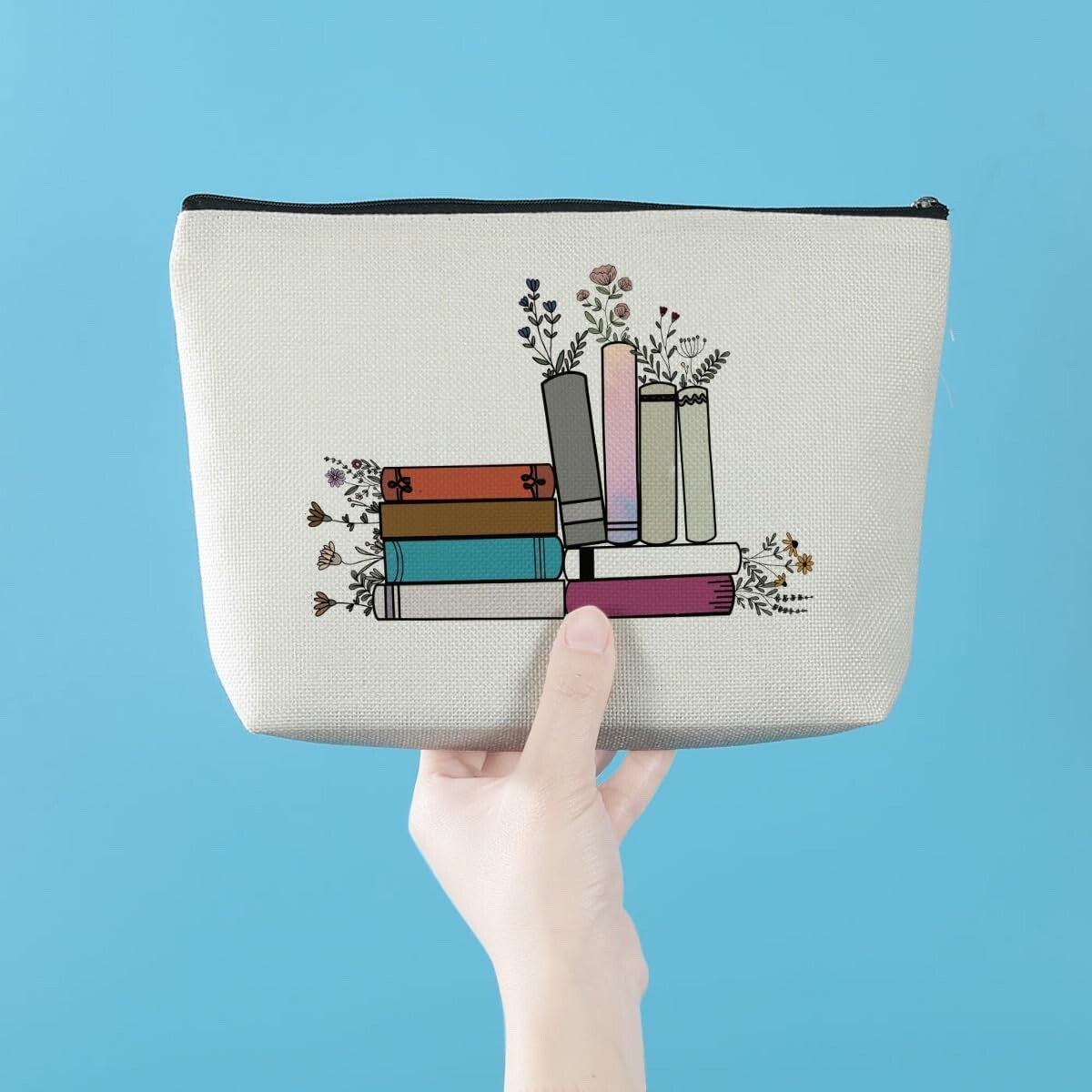 Music-Themed Makeup Bag for Women - Waterproof Cosmetic & Travel Organizer