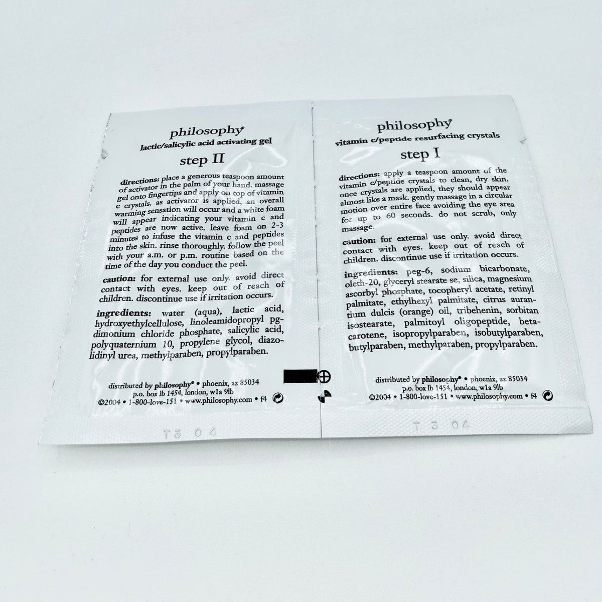 Philosophy THE MICRODELIVERY PEEL 5 ml Sample Sachets 2 Step Classic