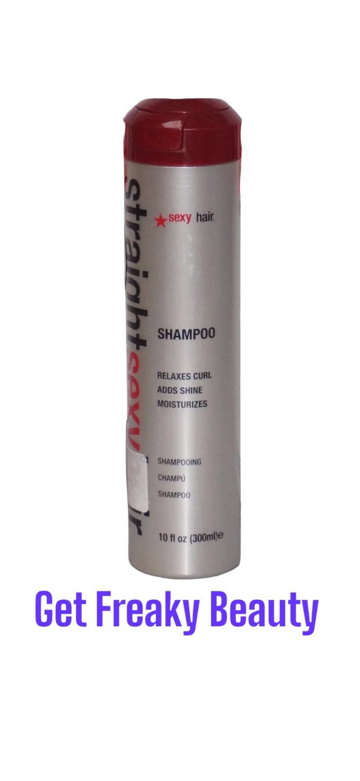 12-Pack Straight Hair Shampoo 10 oz. Moisturizing & Shine-Enhancing