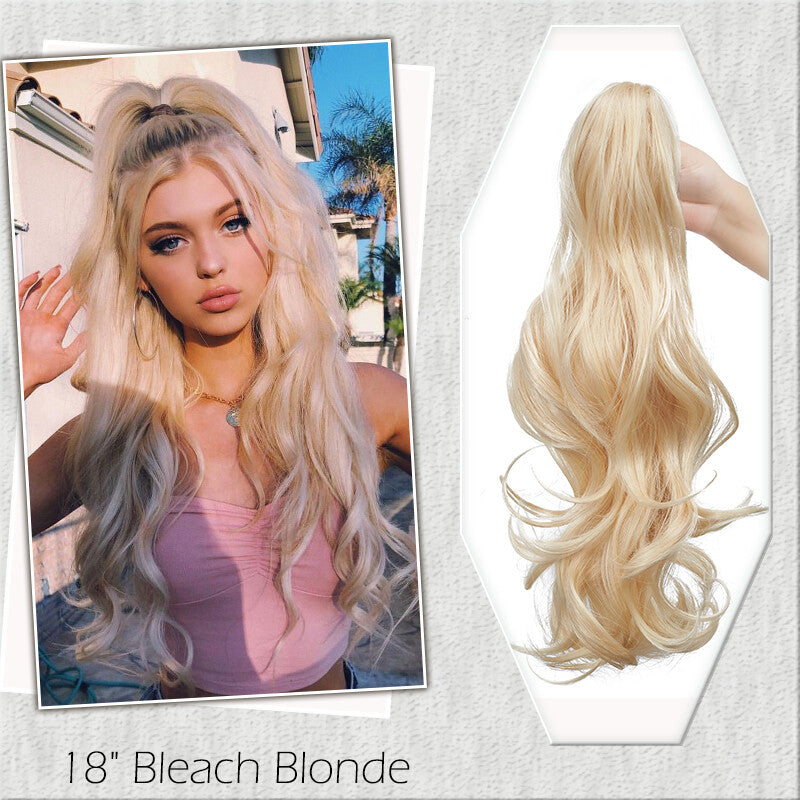 Fake Ponytail Clip-In Hair Extension Thick Natural Look 14 Inches
