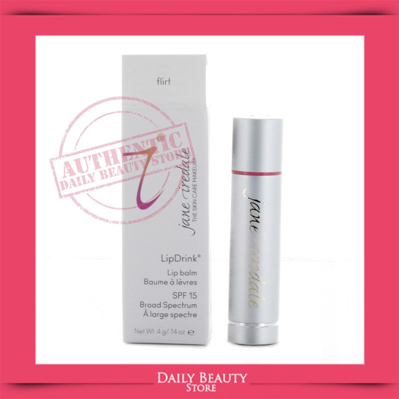 Lip Balm SPF 15 Flirt - Hydrating Peachy Pink Moisturizer 4g