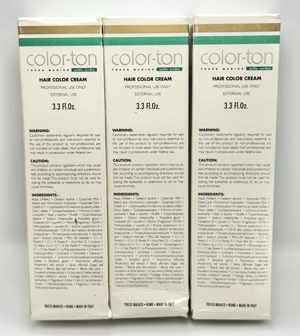 Permanent Cream Hair Color 6.5P Ruby - 3.3 fl. oz. (3 Pack)