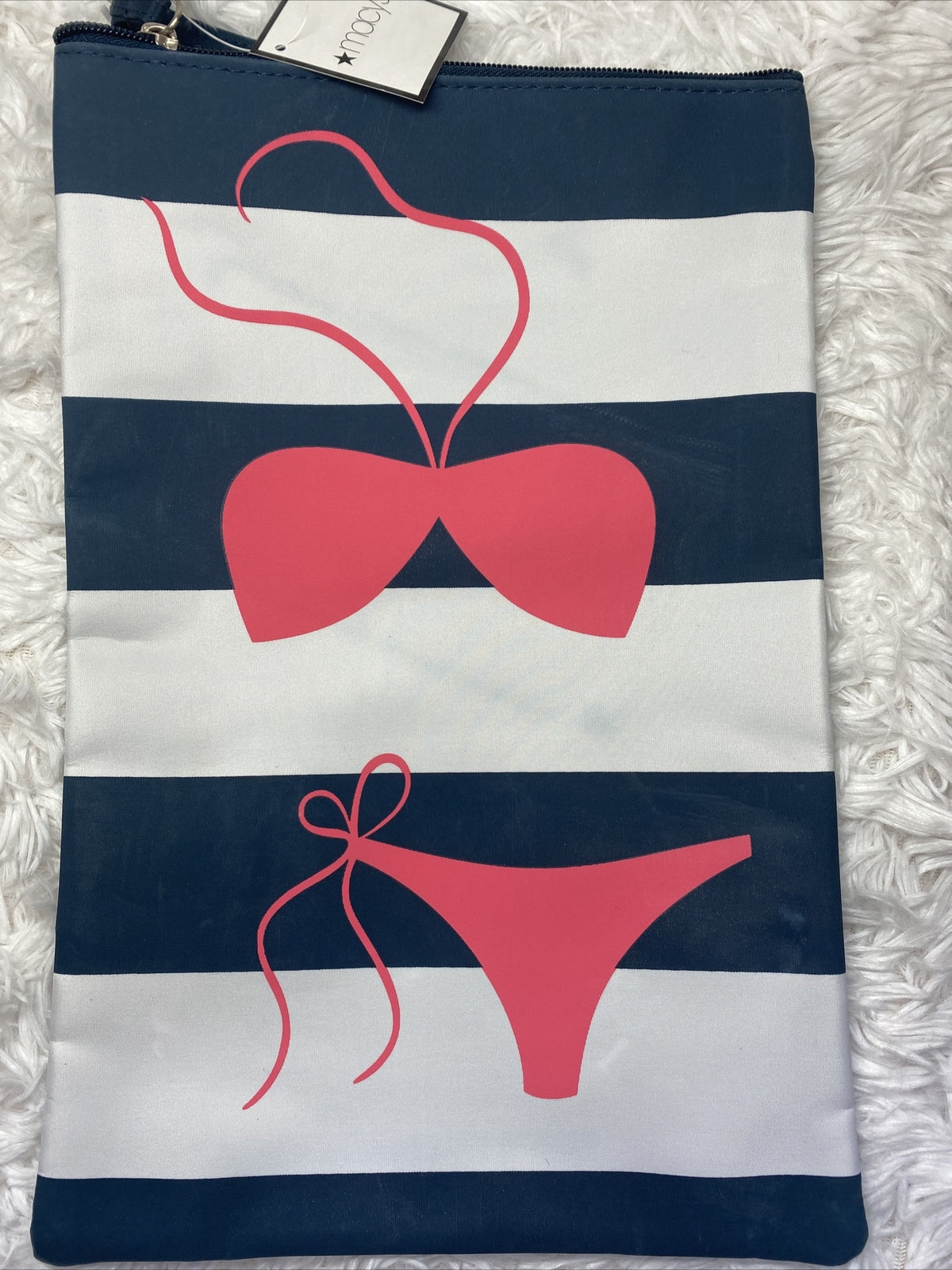 Set of 2 Waterproof Beach Bags with Eyeglass Cases - Macy’s NWT