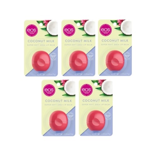 Eos Lip Balm Sphere Coconut Milk Pack - Softening 0.25Oz Each