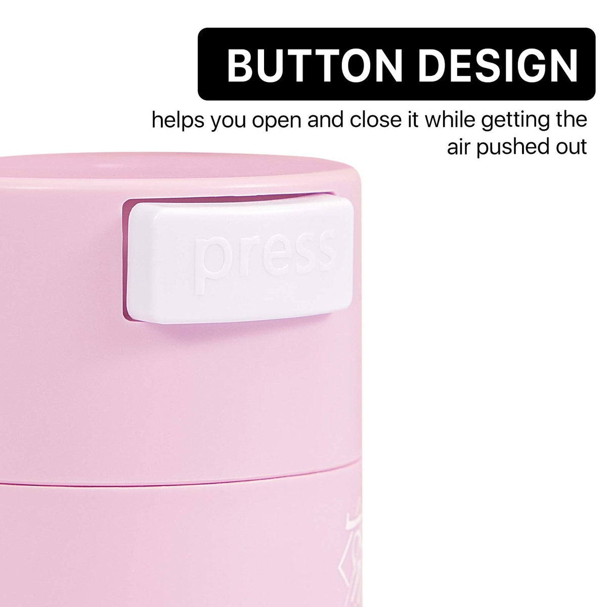 Eyelash Extension Glue Storage Container Airtight Lash Adhesive Jar Pink