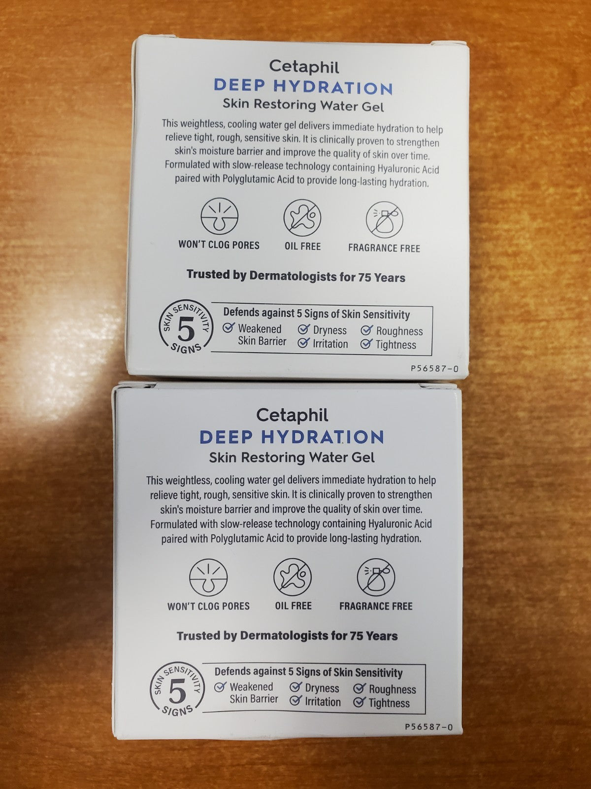 Deep Hydration Water Gel for Sensitive Skin, 1.7 oz - 2 Pack