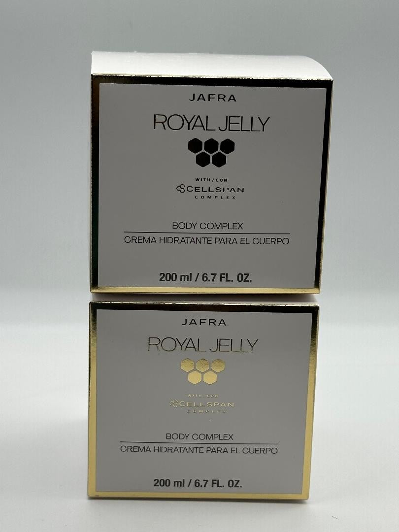 Royal Jelly Body Cream with Cellspan Complex - Hydrating & Nourishing 6.7 fl oz (Set of 2)