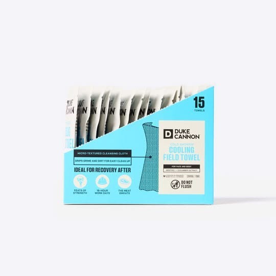 Cooling Field Towels - 15 Pack Refresh & Cool Down for Sports Camping Travel