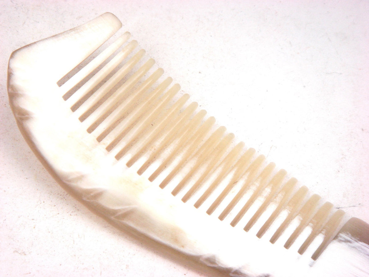 Ox Horn Handcrafted Pocket Comb - Unique Wooden Hair Organizer