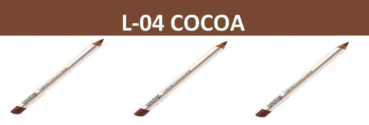 Set of 3 Lip Liner Pencils - Cocoa Shade, Long-Lasting & Precise