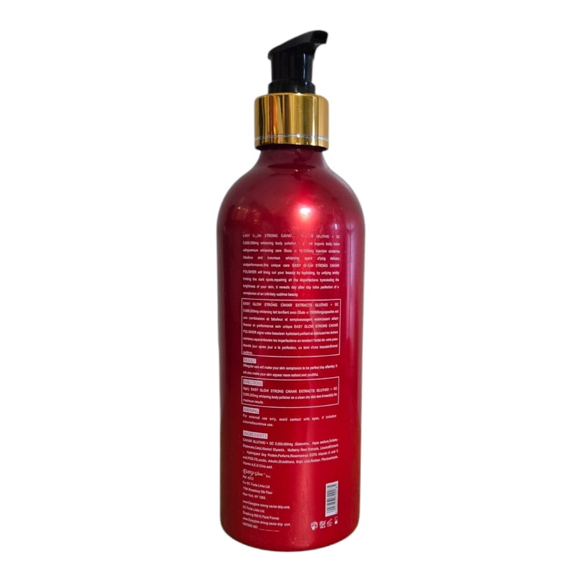 Easy Glow Caviar Drop Body Polisher Lotion 500ml - Hydrating Skin Care