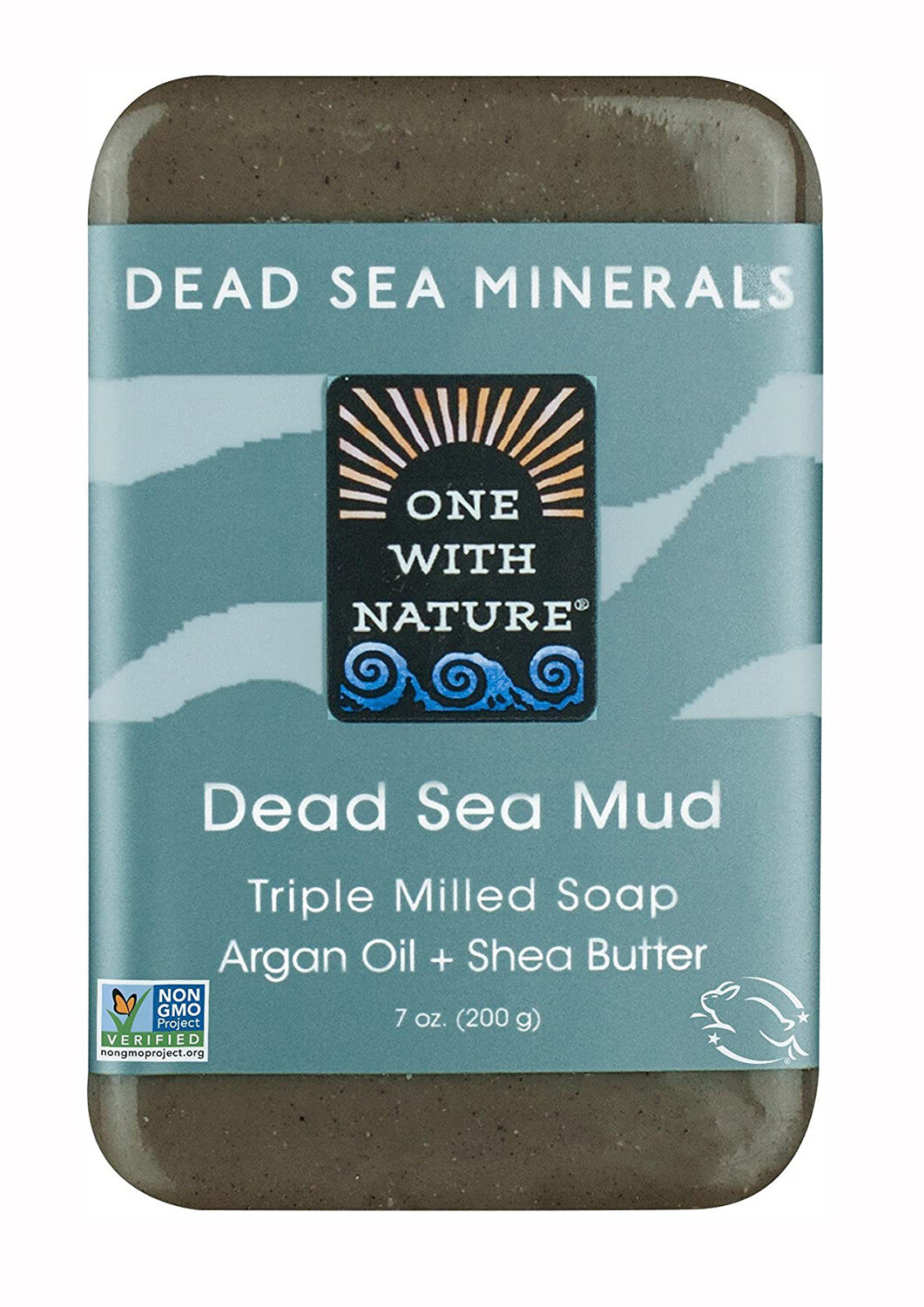 One with Nature Dead Sea Mud Triple Milled Soap w/ Argan Oil & Shea