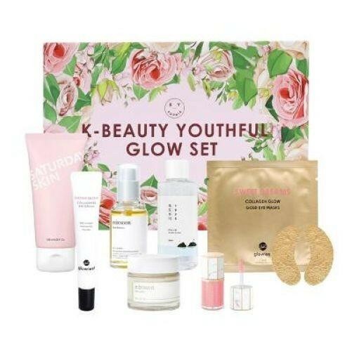K-Beauty Youthful Glow Skincare Set - 7 Piece Hydrating & Brightening