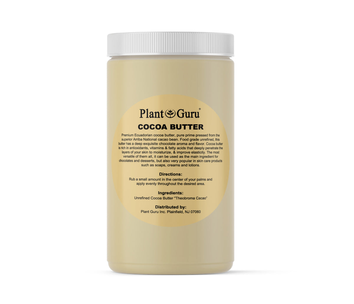 Raw Cocoa Butter 32 oz. 100% Pure Organic Unrefined FOOD GRADE Cacao