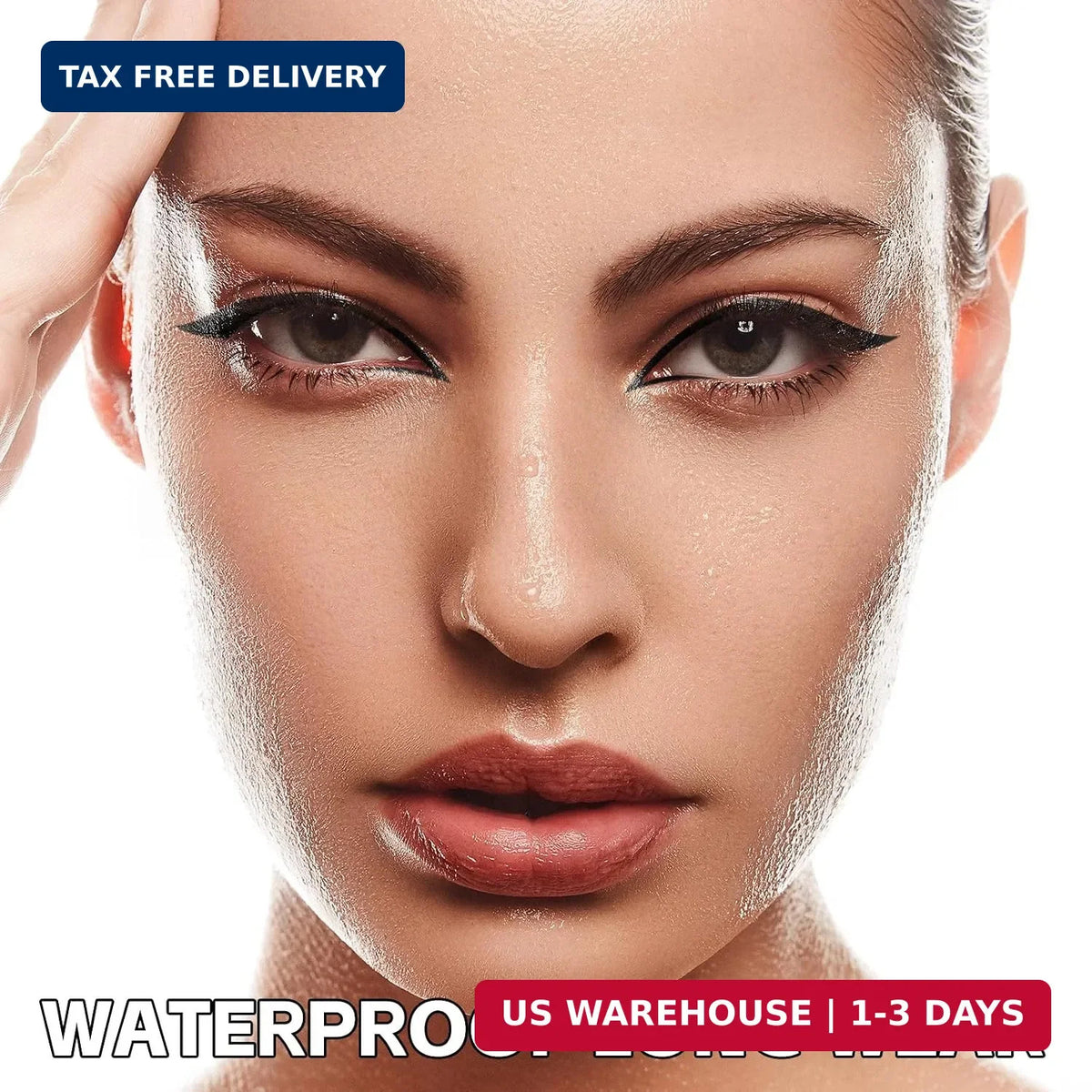 Lower Eyelash Stamp & Eyeliner Kit Waterproof 2-in-1 Eyelash and Eyeliner Tool