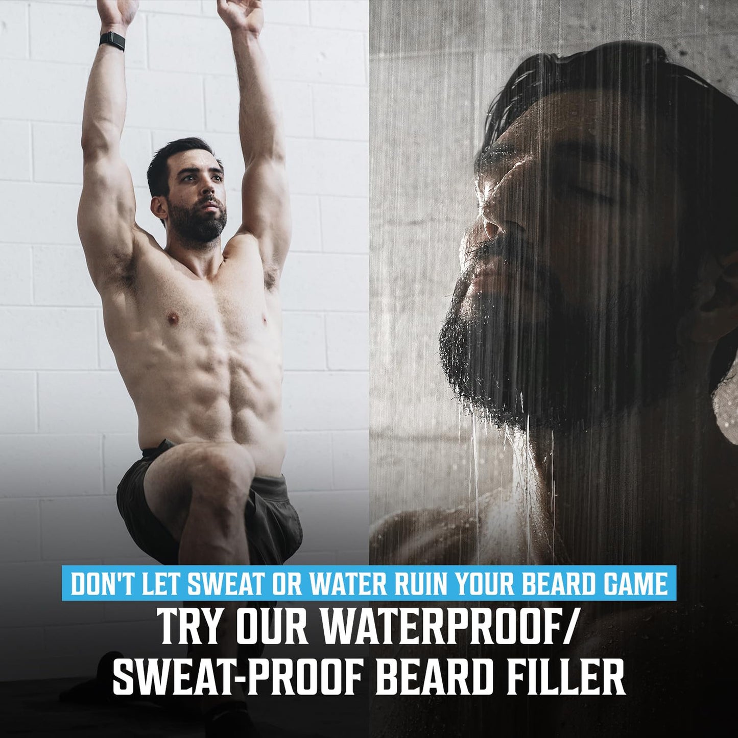 Waterproof Beard Pencil Filler Pen 2-Pack for Patchy Facial Hair - Long-Lasting & Precise