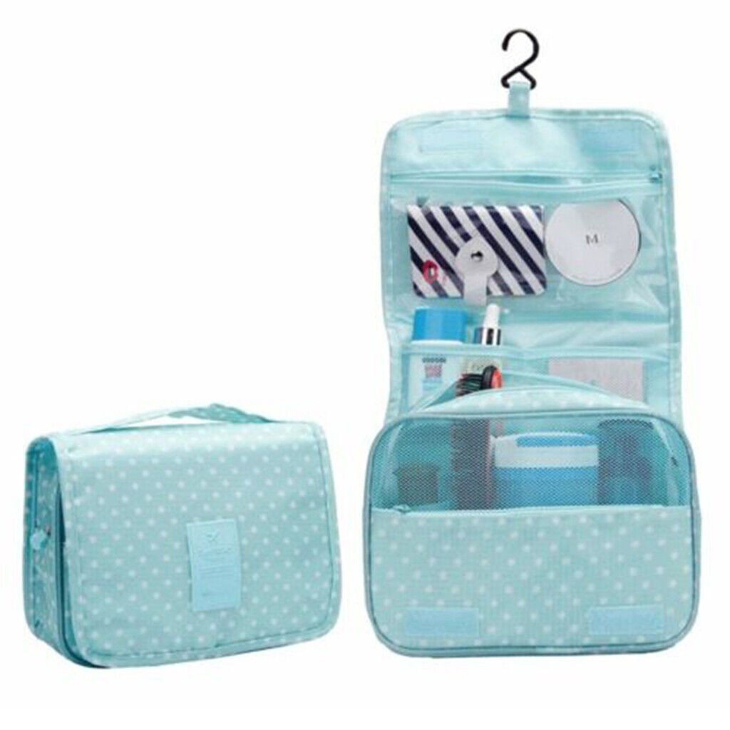 Large Waterproof Hanging Toiletry Bag Travel Organizer with Handle