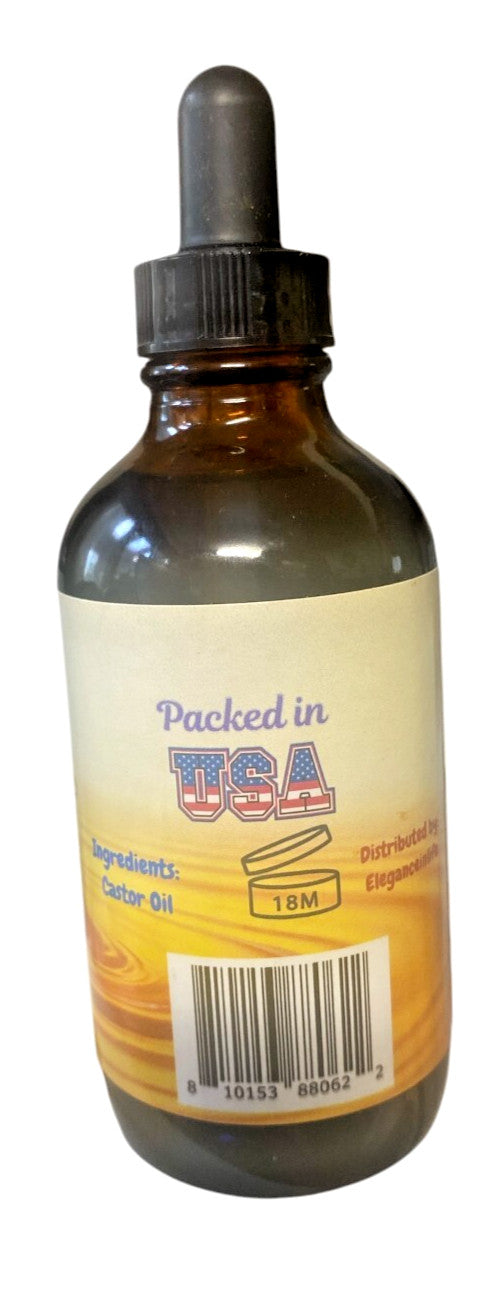 Pure Castor Oil for Hair & Skin - Natural Moisturizer & Growth Aid - 3.75 oz