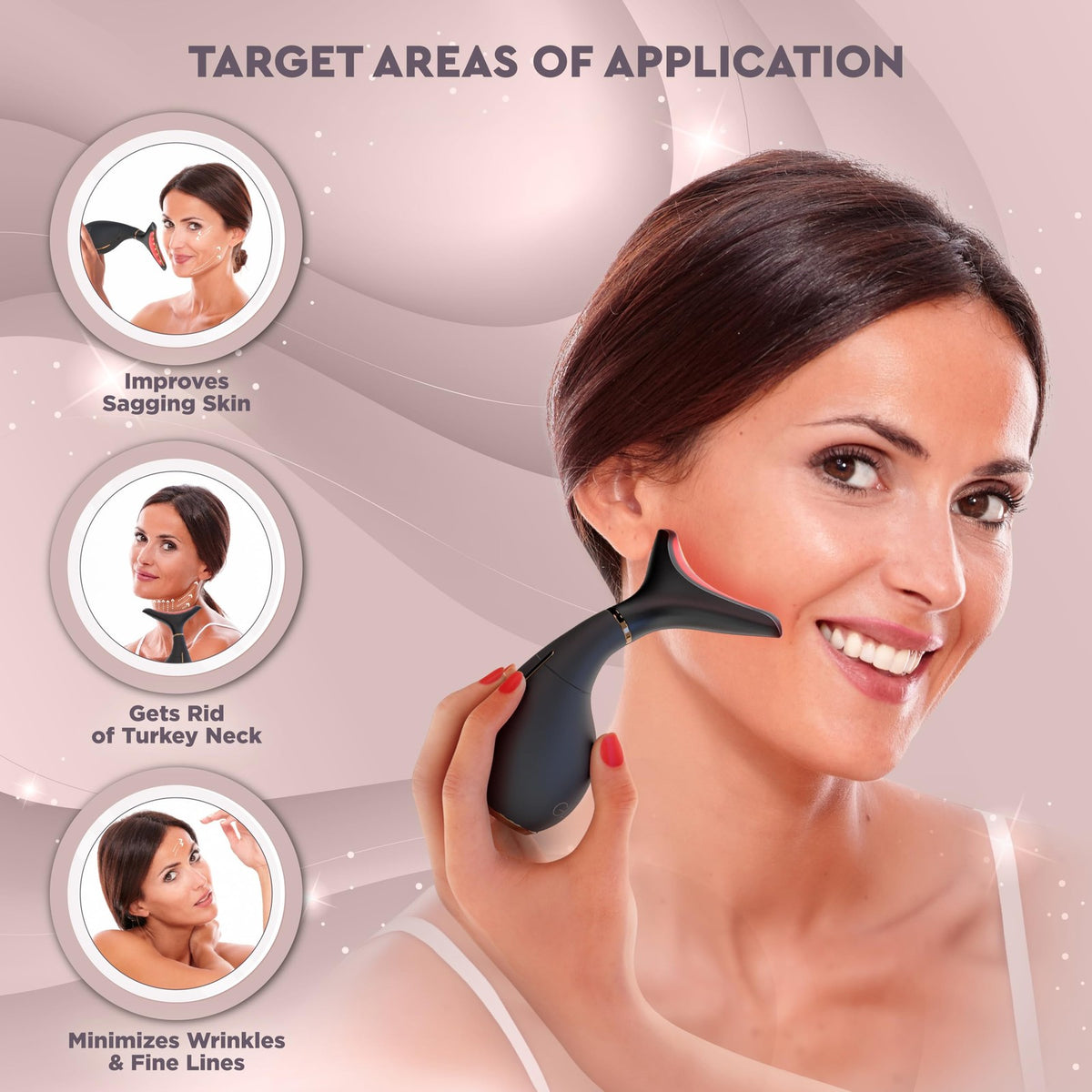Red Light Therapy Device for Face and Neck - Skin Rejuvenation
