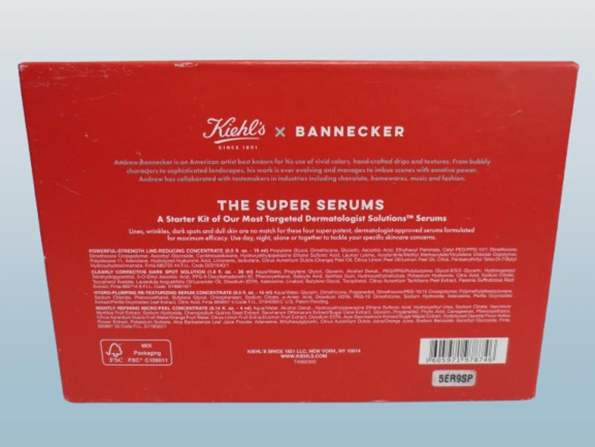Kiehl's Super Serum Starter Kit - Dermatologist Solutions 3-Piece Set