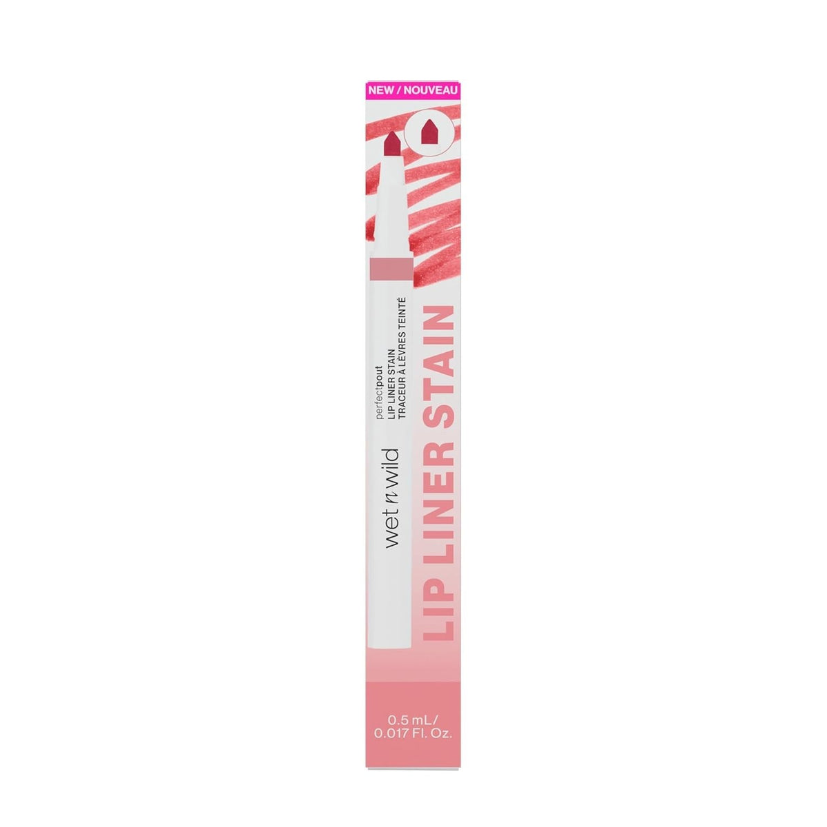 Long-Lasting Lip Liner Stain with Precision Blade Applicator - Natural & Transfer-Proof
