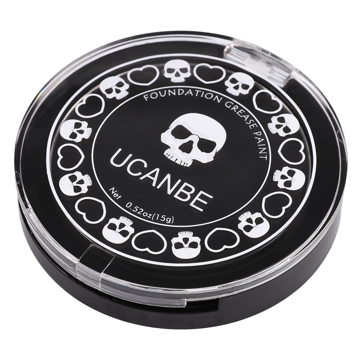 Black Face & Body Makeup Cream - 0.52 Ounce, Non-Toxic, Stage & Cosplay